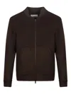 Park Place Zip-up Jacket In Brown