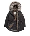 Parka London Women's Caversham Faux Fur Parka - Black In Black
