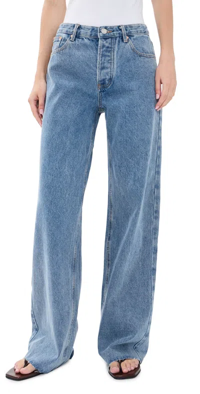 Parke Baggy Jeans Vintage Wash In Brown