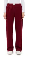 Parke Boxer Sweatpants Maroon In Burgundy