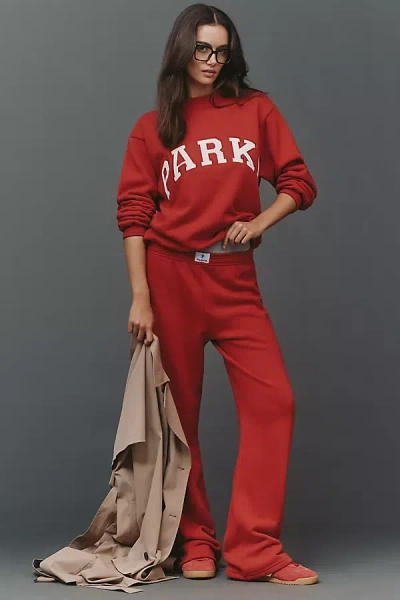 Parke Boxer Sweatpants In Red