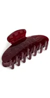 Parke Claw Clip Maroon In Burgundy