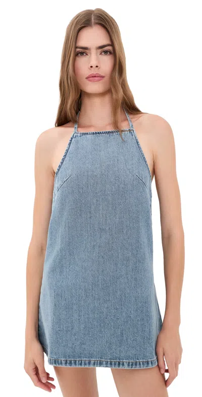 Parke Halter Dress Vintage Wash
