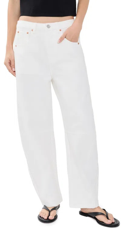 Parke Horseshoe Jeans White