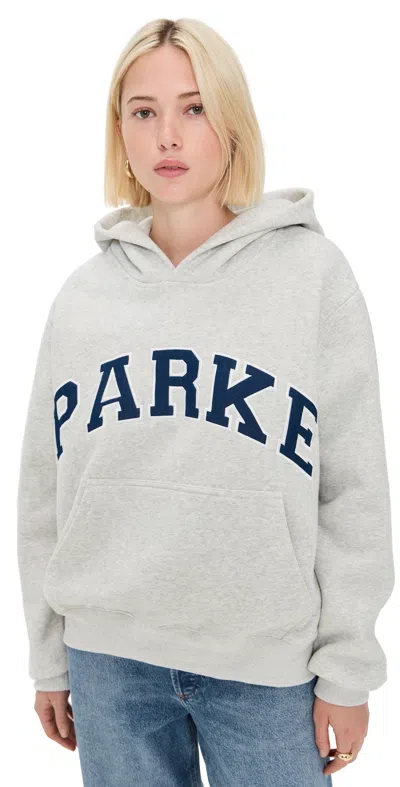 Parke Varsity Hoodie Grey