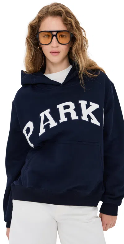 Parke Varsity Hoodie Navy