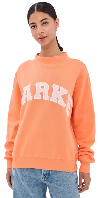 Parke Varsity Sweatshirt Creamsicle/rose