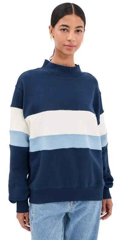 Parke Vintage Stripe Sweatshirt Denim