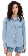 Parke Vintage Wash Denim Button Down Vintage Wash
