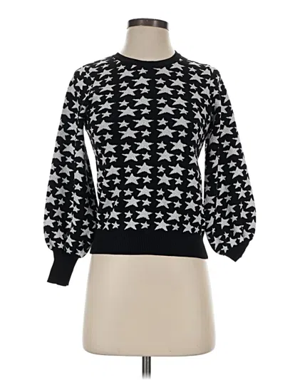 Pre-owned Parker 3/4 Sleeve Turtleneck In Black
