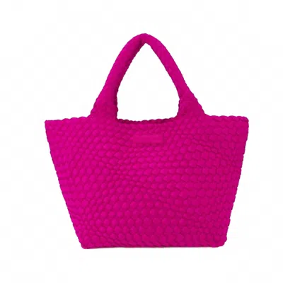 Parker And Hyde Women's Classic Woven Tote Bag In Berry In Pink