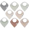 Parker Baby Co. Kids'  Bandana Bib Set In Clay
