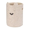 Parker Baby Co. Kids'  Bear Felt Laundry Hamper In Brown