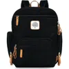 Parker Baby Co. Birch Bag Mini Diaper Backpack In Black