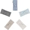 Parker Baby Co. Cable Knit Knotted Headbands In Gray