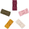 Parker Baby Co. Cable Knit Knotted Headbands In Matilda Set