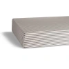 Parker Baby Co. Crib Sheets In Pewter Stripe