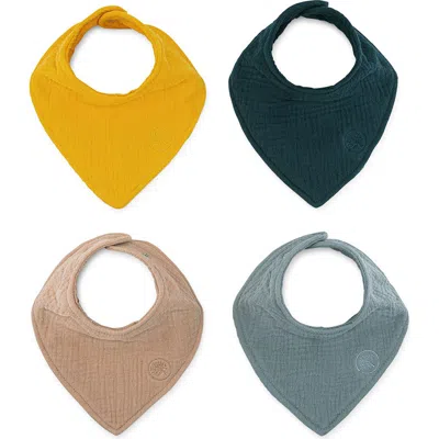 Parker Baby Co. Kids'  Muslin Bandana Bibs In Dune