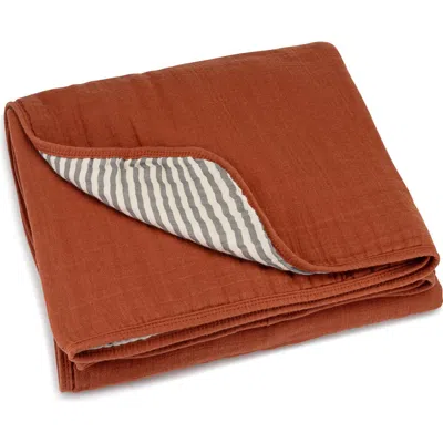 Parker Baby Co. Muslin Quilt In Clay