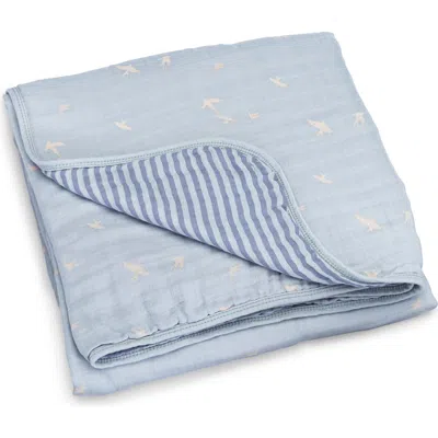 Parker Baby Co. Muslin Quilt In Gray