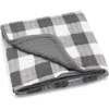 Parker Baby Co. Muslin Quilt In Gray Buffalo