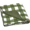 Parker Baby Co. Muslin Quilt In Green Buffalo