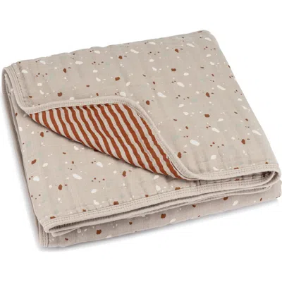 Parker Baby Co. Muslin Quilt In Pebble