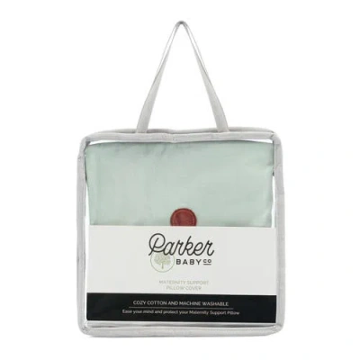 Parker Baby Co. The Croissant Pregnancy Pillow Cover In Sage