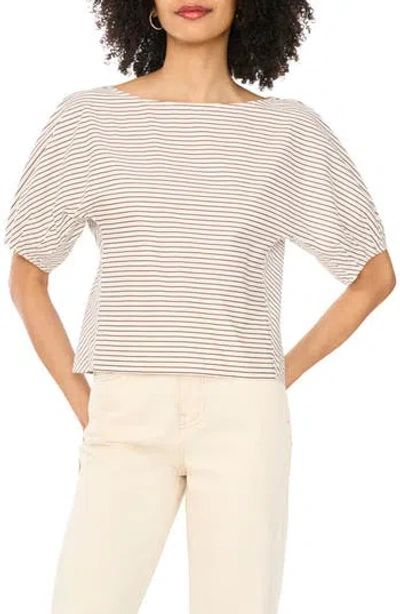 Parker Barrel Sleeve Top In Gray