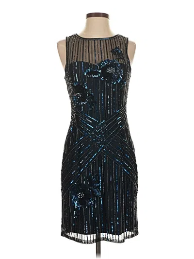 Pre-owned Parker Black Cocktail Dress In Black