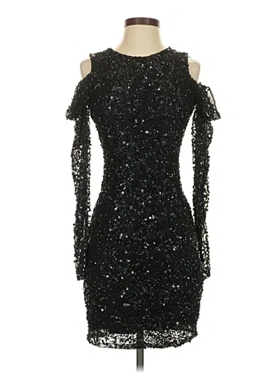 Pre-owned Parker Black Cocktail Dress In Black
