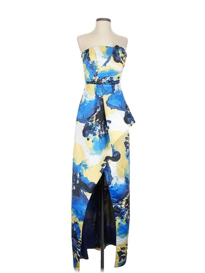 Pre-owned Parker Black Cocktail Dress In Blue