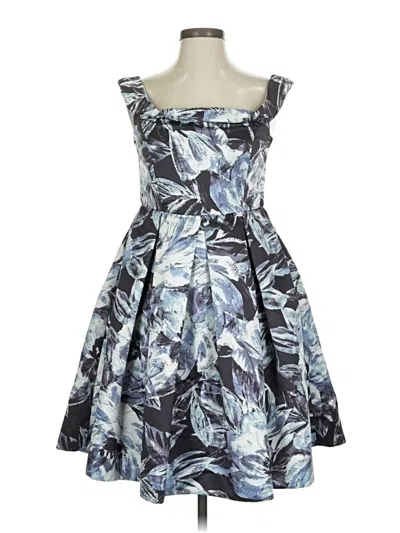 Pre-owned Parker Black Cocktail Dress In Blue