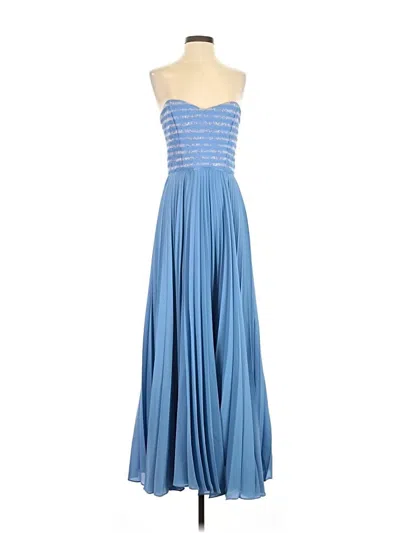 Pre-owned Parker Black Cocktail Dress In Blue