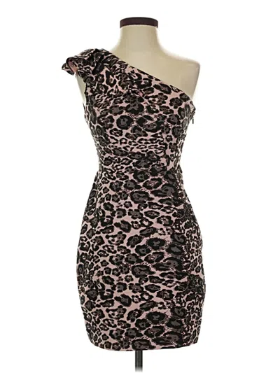 Pre-owned Parker Black Cocktail Dress In Brown