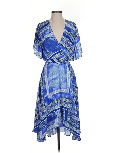 Pre-owned Parker Casual Dress In Blue