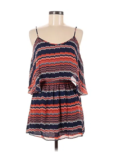 Pre-owned Parker Casual Dress In Blue