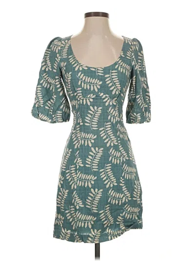 Pre-owned Parker Casual Dress In Blue