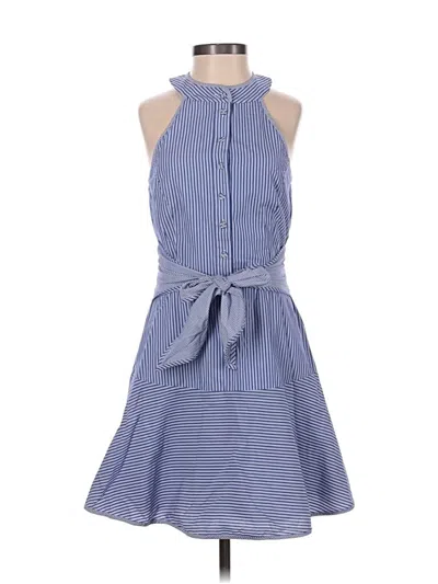 Pre-owned Parker Casual Dress In Blue