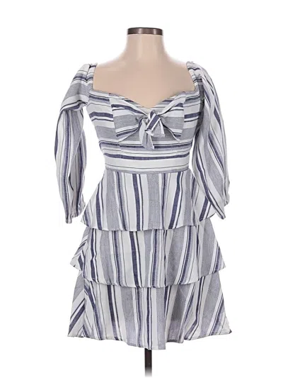 Parker Casual Dress In Blue