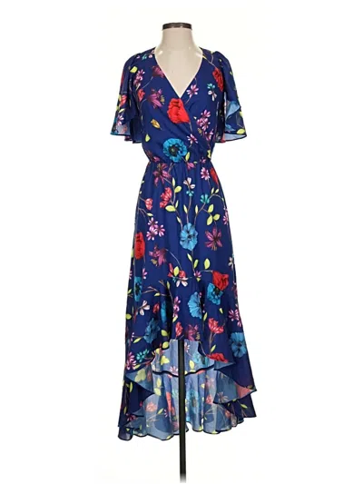Pre-owned Parker Casual Dress In Blue
