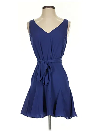 Pre-owned Parker Casual Dress In Blue