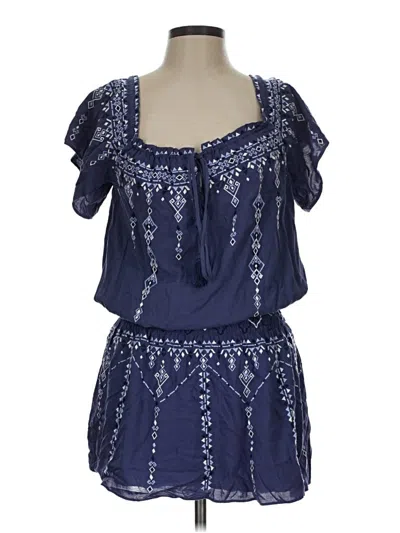 Pre-owned Parker Casual Dress In Blue