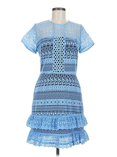 Pre-owned Parker Casual Dress In Blue
