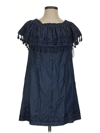 Pre-owned Parker Casual Dress In Blue