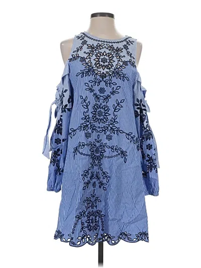 Pre-owned Parker Casual Dress In Blue
