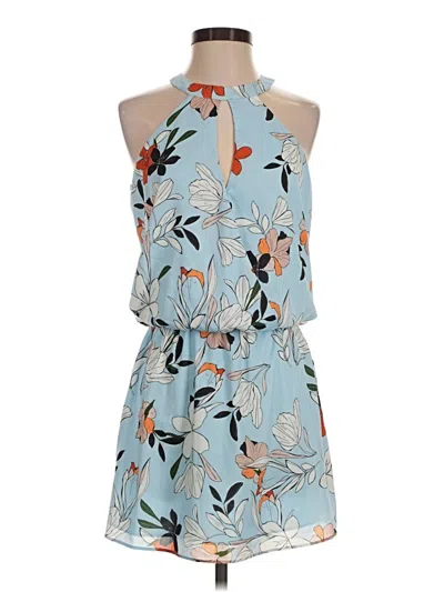 Pre-owned Parker Casual Dress In Blue