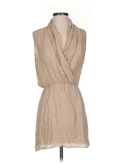Pre-owned Parker Casual Dress In Brown