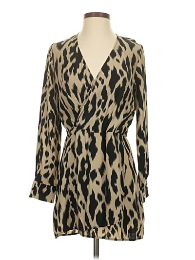 Pre-owned Parker Casual Dress In Brown