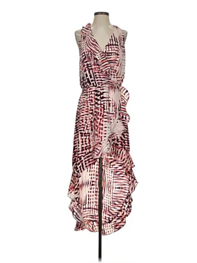 Pre-owned Parker Casual Dress In Burgundy